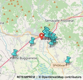 Mappa Via Renato Fucini, 51018 Pieve A Nievole PT, Italia (2.45364)