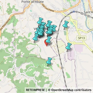 Mappa Via Bernacchi, 51012 Pescia PT, Italia (0.66071)