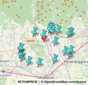 Mappa Via Bernacchi, 51012 Pescia PT, Italia (3.695)