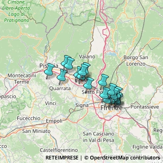 Mappa Via Giovanni Pascoli, 59100 Prato PO, Italia (11.278)