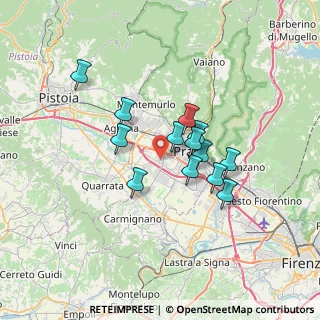 Mappa Via Vesuvio, 59100 Prato PO, Italia (5.48923)