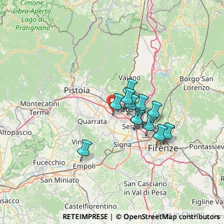 Mappa Via Vesuvio, 59100 Prato PO, Italia (10.33667)