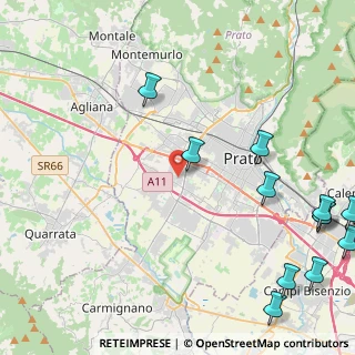 Mappa Via Vesuvio, 59100 Prato PO, Italia (6.74308)