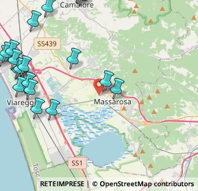 Mappa Via Don Amedeo Chicca, 55054 Massarosa LU, Italia (6.1145)
