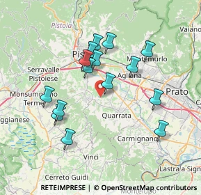 Mappa Via della Tenuta, 51039 Quarrata PT, Italia (6.888)