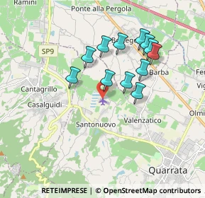Mappa Via della Tenuta, 51039 Quarrata PT, Italia (1.60083)
