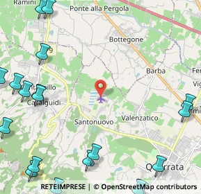 Mappa Via della Tenuta, 51039 Quarrata PT, Italia (3.6635)