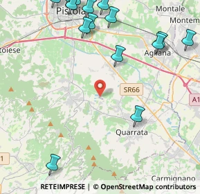 Mappa Via della Tenuta, 51039 Quarrata PT, Italia (6.5675)