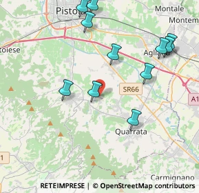 Mappa Via della Tenuta, 51039 Quarrata PT, Italia (4.52455)