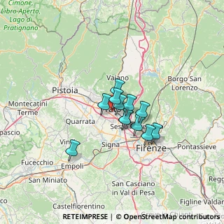 Mappa Via Tommaso Pini, 59100 Prato PO, Italia (8.27167)