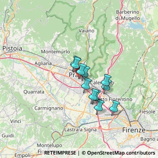 Mappa Via Tommaso Pini, 59100 Prato PO, Italia (4.88)