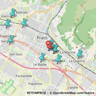 Mappa Via Tommaso Pini, 59100 Prato PO, Italia (1.95833)