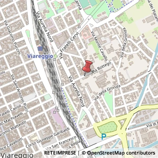 Mappa Via Vittorio Bottego, 22, 55049 Viareggio, Lucca (Toscana)