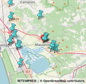 Mappa Via del Bertacchino, 55054 Massarosa LU, Italia (4.335)