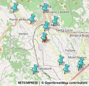 Mappa Via Caravaggio, 51017 Pescia PT, Italia (2.55)