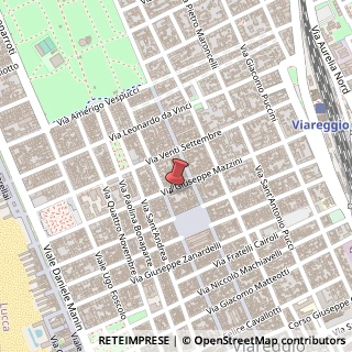Mappa Via Giuseppe Mazzini, 97, 55049 Viareggio, Lucca (Toscana)