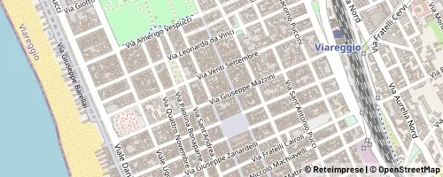 Mappa Viareggio