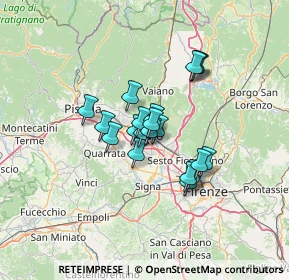 Mappa Via Alessandria, 59100 Prato PO, Italia (9.151)