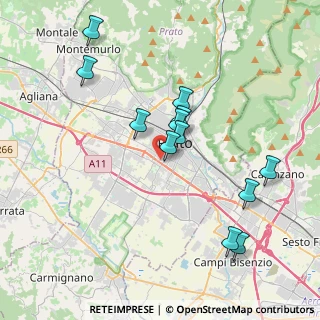 Mappa Via Alessandria, 59100 Prato PO, Italia (3.84833)