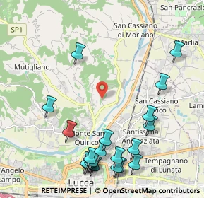 Mappa Via Montebonelli, 55100 Lucca LU, Italia (2.656)