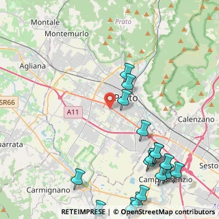 Mappa Via del Gelso, 59100 Prato PO, Italia (6.05)