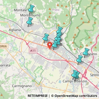 Mappa Via del Gelso, 59100 Prato PO, Italia (4.03917)