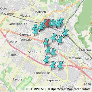 Mappa Via del Gelso, 59100 Prato PO, Italia (1.6065)
