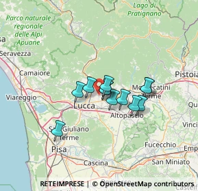 Mappa 55013 Capannori LU, Italia (9.0125)