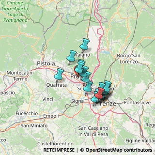 Mappa Via F.lli Giachetti, 59100 Prato PO, Italia (10.386)