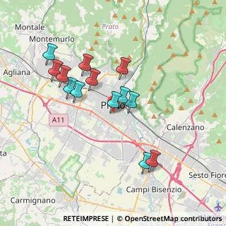 Mappa Via F.lli Giachetti, 59100 Prato PO, Italia (3.44385)