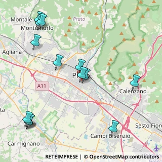 Mappa Via F.lli Giachetti, 59100 Prato PO, Italia (5.47)