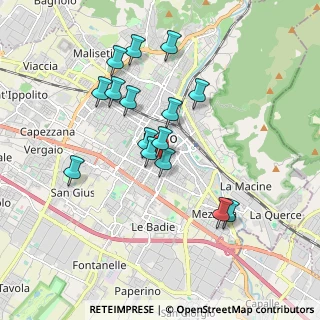 Mappa Via F.lli Giachetti, 59100 Prato PO, Italia (1.702)