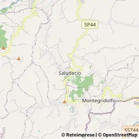 Mappa Saludecio
