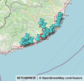 Mappa Via Felice Cascione, 18038 Sanremo IM, Italia (10.579)