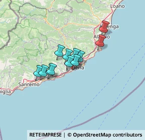 Mappa Via Felice Cascione, 18038 Sanremo IM, Italia (8.94833)