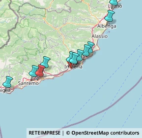 Mappa Via Felice Cascione, 18038 Sanremo IM, Italia (14.18273)