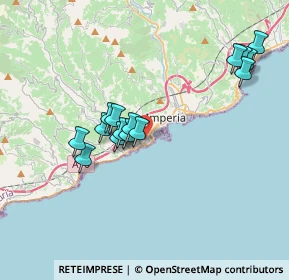 Mappa Via Felice Cascione, 18038 Sanremo IM, Italia (3.51933)