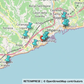 Mappa Via Felice Cascione, 18038 Sanremo IM, Italia (1.95455)