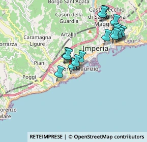 Mappa Via Felice Cascione, 18038 Sanremo IM, Italia (1.91278)
