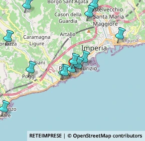 Mappa Via Felice Cascione, 18038 Sanremo IM, Italia (2.07308)