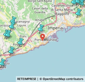 Mappa Via Felice Cascione, 18038 Sanremo IM, Italia (3.59769)