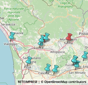 Mappa Via di Molina, 55013 Capannori LU, Italia (19.47667)