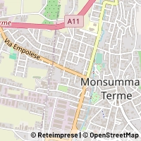 Mapa Monsummano Terme