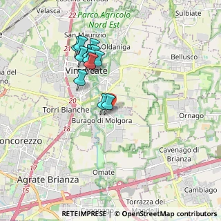 Mappa Via Dante Alighieri, 20875 Burago di Molgora MB, Italia (1.6775)