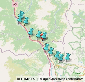 Mappa Via rue E.Chanoux, 11026 Pont-Saint-Martin AO, Italia (7.43667)