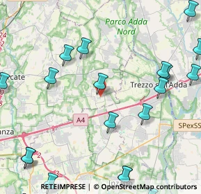 Mappa Via G. Donizetti, 20877 Roncello MB, Italia (6.0405)