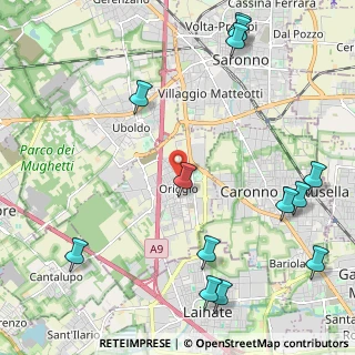 Mappa Via Badia, 21040 Origgio VA, Italia (2.89538)