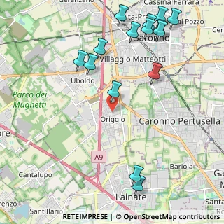 Mappa Via Badia, 21040 Origgio VA, Italia (2.674)