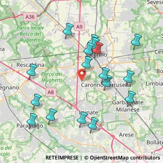 Mappa Via Badia, 21040 Origgio VA, Italia (4.32882)