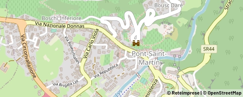 Mappa Pont-Saint-Martin